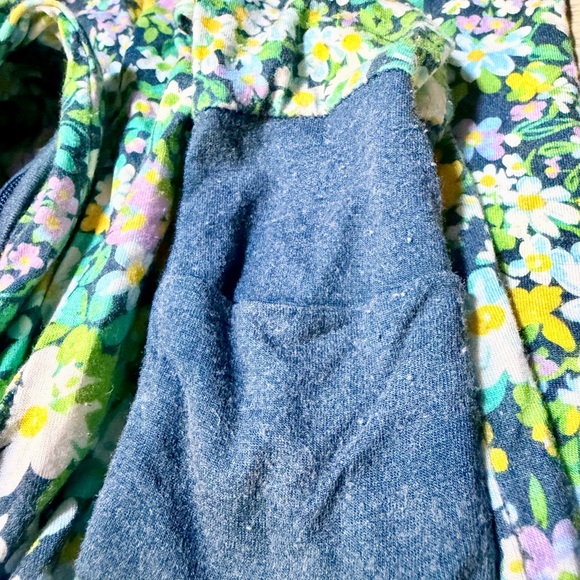 Little One Shop Green Floral Pattern Bamboo Zippy (6-12) - Picture 5 of 5